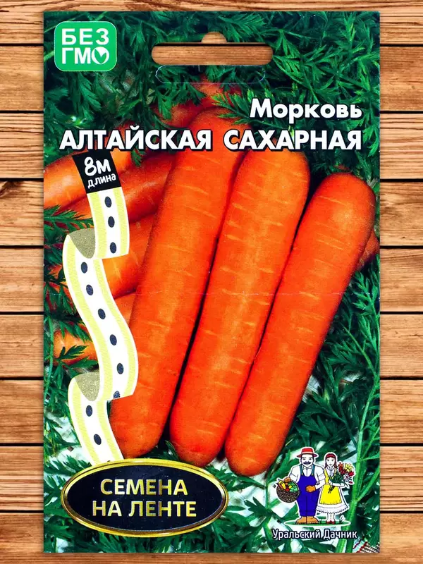 Морковь Алтайская Сахарная фото Cемена топ